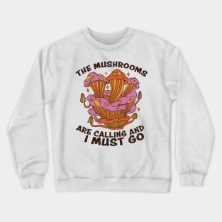 Mushroom Shirt Design - Unique Fungi Design for Mushroom Lovers Crewneck Sweatshirt